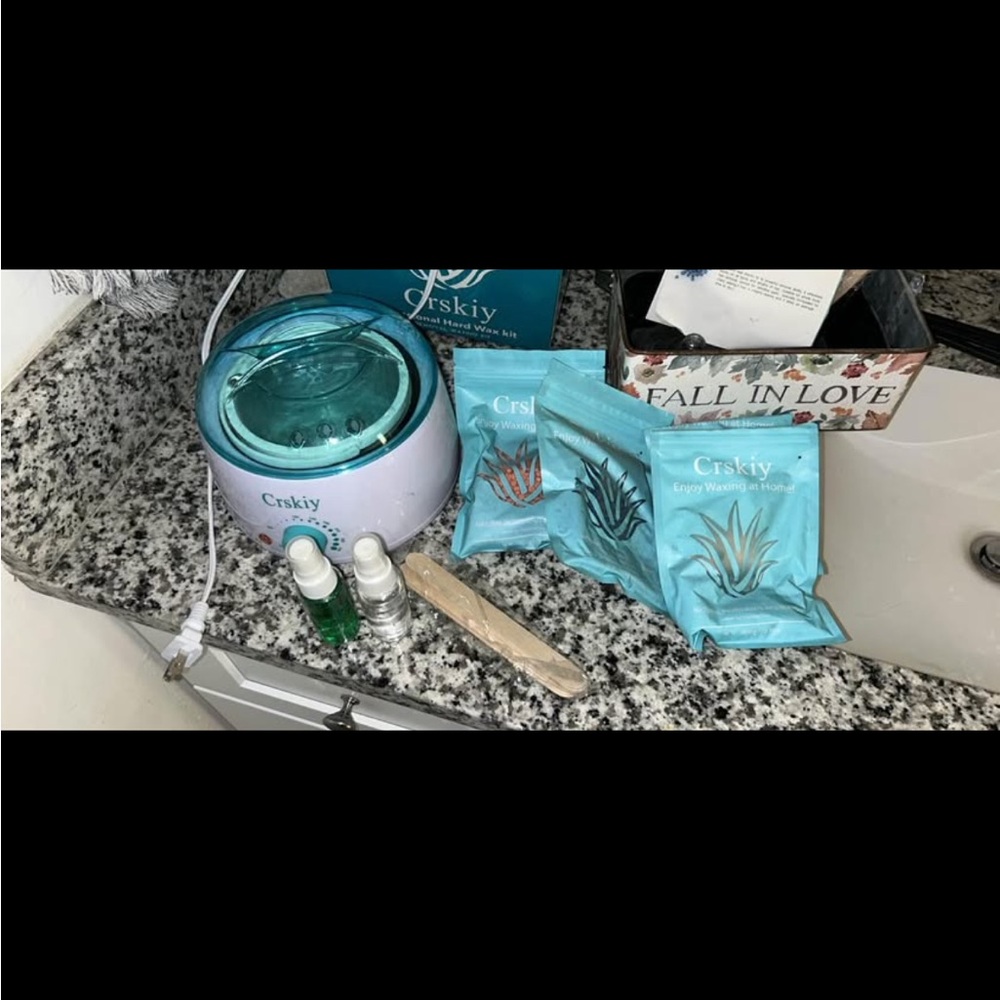 Crskiy Wax Warmer Kit with Aloe Wax Beads